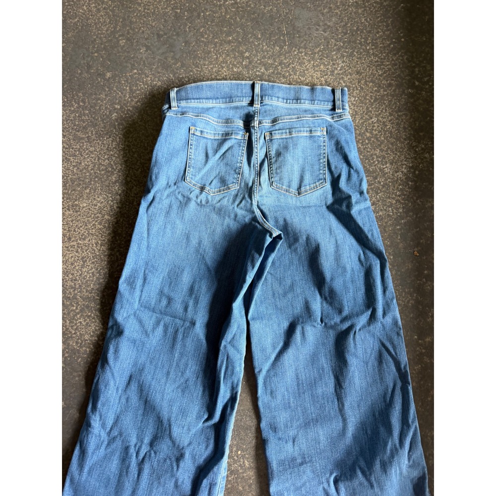 Spanx Shape Everywhere Flare Jeans Women XL Blue Pull On Stretch High Rise - Picture 9 of 11